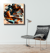 Rhythmic Reverie Wrapped Canvas