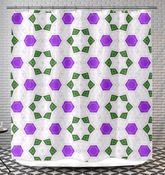 Velocity Diamond Motion Shower Curtain