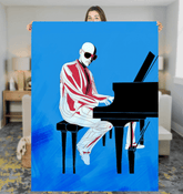 Chic Couture Elegance Sherpa Blanket - Beyond T-shirts