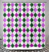 Timeless Diamond Mirage Shower Curtain