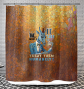 Colorful Animal Design - Shower Curtain for Home.