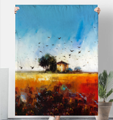 Enchanted Forest Sherpa Blanket