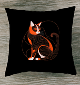 Cozy Calico Cat Cushion