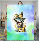 Ingenious Illusionist's Illusive Imagery Sherpa Blanket