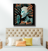 Melodic Montage Wrapped Canvas