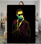 Classic Herringbone Charm Sherpa Blanket - Beyond T-shirts