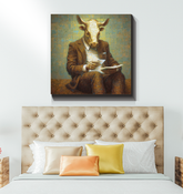 Samurai and Tiger Painting.