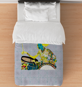 Tranquil Blooms Duvet Cover - Floral Print Bedding.