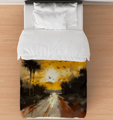 Lakeside Serenity Landscape Duvet Cover