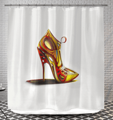 QuantumSole Futuristic Shoe Shower Curtain - Beyond T-shirts