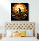 Guitar Strings of Art Music Lover's Canvas Print