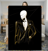 Modern Abstract Elegance Sherpa Blanket - Beyond T-shirts