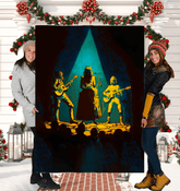 Close-up of the plush NS-851 Sherpa Blanket texture, highlighting its softness.