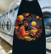 Rhythmic Ripples Laundry Bag