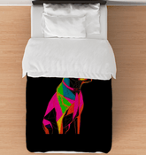 Watercolor Paw Prints Duvet Cover - Beyond T-shirts