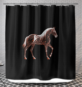 Majestic Clydesdale Winter Walk