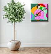 Geisha1 Wrapped Canvas - Beyond T-shirts