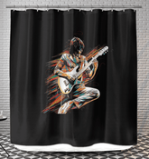 Melodic Couture Bathroom Curtain - Beyond T-shirts