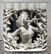 Beat Backdrop Shower Curtain