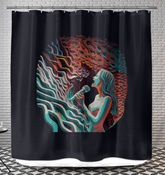 Reggae Relaxation Shower Curtain