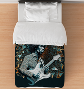 Rustic Country Roads Duvet Cover with Cozy Bedroom Ambiance