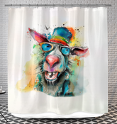 Tambourine's Twinkling Tides Shower Curtain