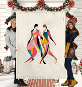 Chic Couture Abstract Sherpa Blanket - Beyond T-shirts