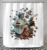 Drumbeat Delight Shower Curtain