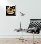 Wrapped canvas depicting the contrast of Ember and Ice.