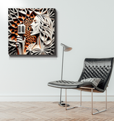 Hip Hop Beat Street Wrapped Canvas