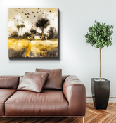Autumn Dreams Landscape Wrapped Canvas