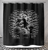 R&B Groove Shower Curtain