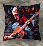 Lyrical Luminescence Outdoor Pillow