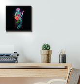 Vibrant sunflower canvas art for home decor