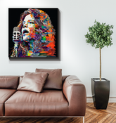 Harmonious Notes Wrapped Canvas