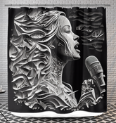 Melody's Embrace Shower Curtain