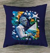 Reggae Retreat Outdoor Pillow