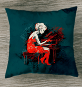 Elegant Couture Elegance Outdoor Pillow - Beyond T-shirts