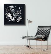 Ska Skankin Wrapped Canvas