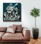 Salsa Sunset Wrapped Canvas