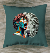 Hip-Hop Haven Indoor Pillow