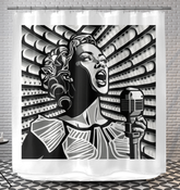 Sonic Spectrum Shower Curtain