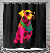 Doggie Dreamland Shower Curtain - Beyond T-shirts