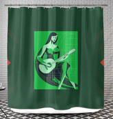 Fashion Fusion Elegance Shower Curtain - Beyond T-shirts
