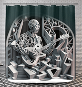 Aria Atmosphere Shower Curtain