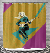 Artful Runway Reflections Shower Curtain - Beyond T-shirts