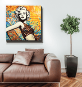 Surfing 5 06 Wrapped Canvas displayed