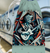 Bluesy Beats Laundry Bag