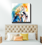 Intriguing Illustrator's Imaginative Imagery Wrapped Canvas