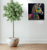 Graceful Zebra Stripes Canvas - Beyond T-shirts